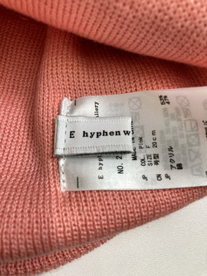 E hyphen world gallery/イーハイフンワールドギャラリー/ニットキャップ/ビーニー/帽子/ピンク/F
