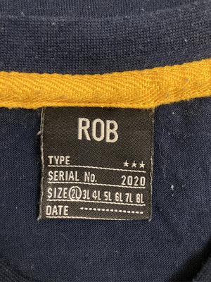 ROB/Tシャツ/カットソー/トップス/ネイビー/2L