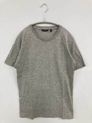 premium cotton/Tシャツ/カットソー/トップス/グレー/S