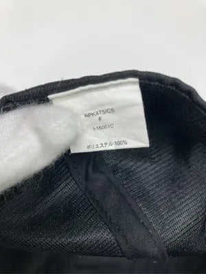 キャップ/帽子/ブラック/F