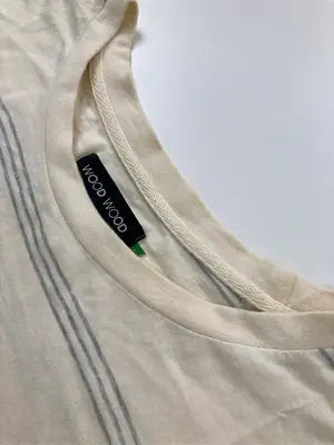 WOOD WOOD/Tシャツ/カットソー/トップス/ホワイト/L