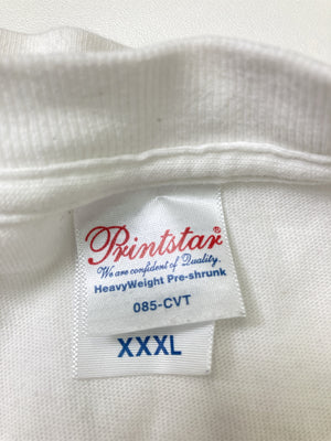 Printstar/プリントスター/Tシャツ/カットソー/トップス/ホワイト/XXXL