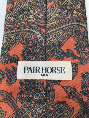 PAIR HORSE/ネクタイ/ファッション雑貨/オレンジ