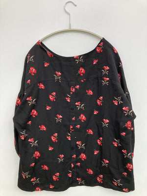 THE SHOP TK/ザショップティーケー/シャツ/ブラウス/トップス/ブラック/L