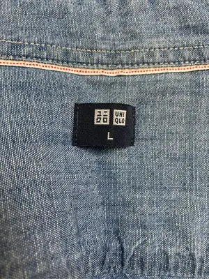 UNIQLO/ユニクロ/シャツ/ブラウス/トップス/ブルー/L