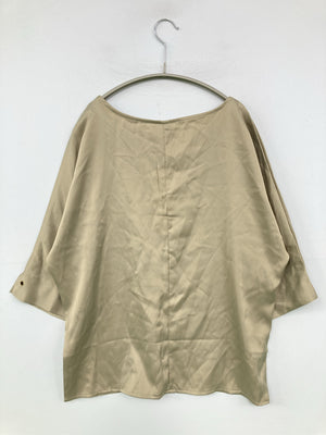 YIMENGLUER/Tシャツ/カットソー/トップス/ベージュ