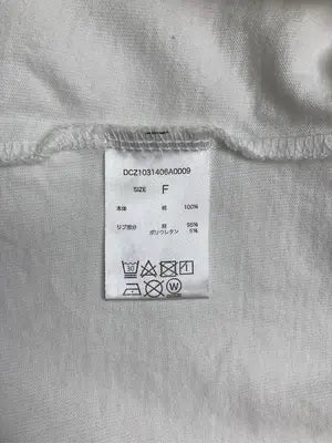 Discoat/ディスコート/Tシャツ/カットソー/トップス/ホワイト/F