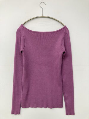 Kobe lettuce/コウベレタス/Tシャツ/カットソー/トップス/パープル/M