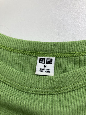 UNIQLO/ユニクロ/Tシャツ/カットソー/トップス/ライトグリーン/M