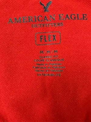 AMERICAN EAGLE/アメリカンイーグル/ポロシャツ/トップス/レッド/M