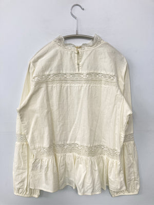 RETRO GIRL/レトロガール/シャツ/ブラウス/トップス/ホワイト/M