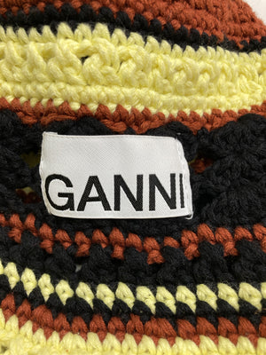 GANNI/ガニー/ニットキャップ/ビーニー/帽子/ブラック/XS