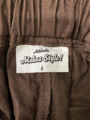 Attitude makes style!/アティチュードメイクススタイル/スラックス/パンツ/ブラウン/S