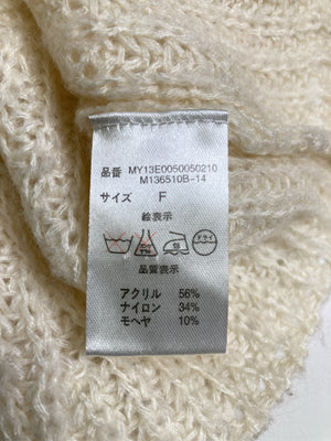 mystic/ミスティック/ニット/セーター/トップス/アイボリー/F