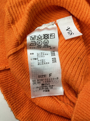 VIS/ビス/ニット/セーター/トップス/オレンジ/F