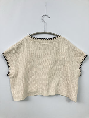 ZARA/ザラ/ベスト/トップス/アイボリー/EUR M/USA M/ MEX 28