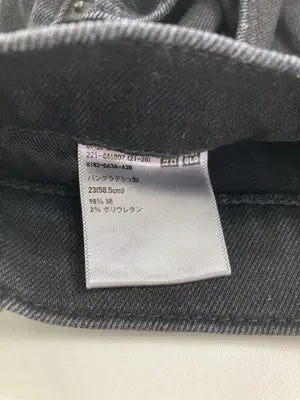 UNIQLO JEANS/ユニクロジーンズ/デニムパンツ/パンツ/ブラック/23