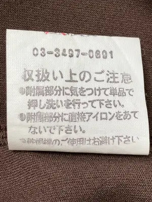 Tシャツ/カットソー/トップス/ブラウン