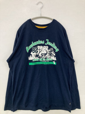 ROB/Tシャツ/カットソー/トップス/ネイビー/2L