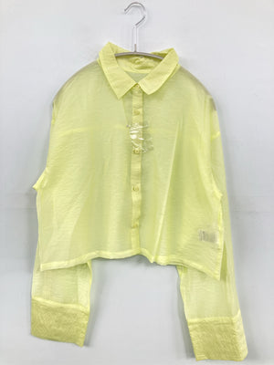 Discoat/ディスコート/シャツ/ブラウス/トップス/イエロー/F