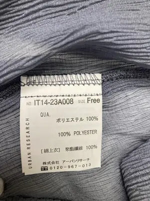 ITEMS/アイテムズ/シャツ/ブラウス/トップス/グレー/Free