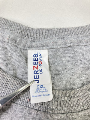 JERZEES/ジャージーズ/Tシャツ/カットソー/トップス/グレー/2XL