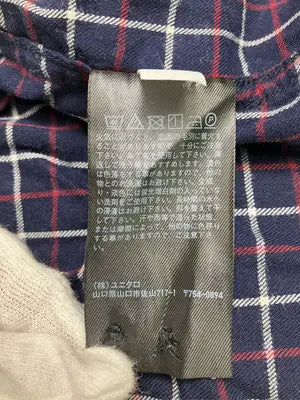 UNIQLO/ユニクロ/シャツ/ブラウス/トップス/ネイビー/L