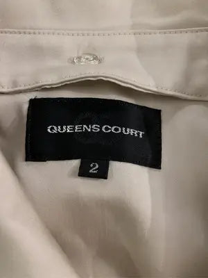 QUEENS COURT/クイーンズコート/ステンカラーコート/ジャケット/アウター/ベージュ/2