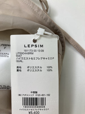 LEPSIM/レプシィム/ワンピース/ワンピース/ドレス/ベージュ/F