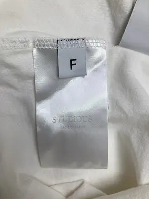STUDIOUS/ステュディオス/Tシャツ/カットソー/トップス/ホワイト/F
