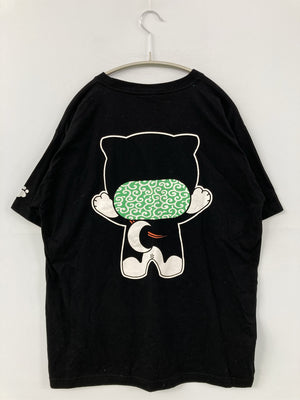 和んこ堂/Tシャツ/カットソー/トップス/ブラック/LL