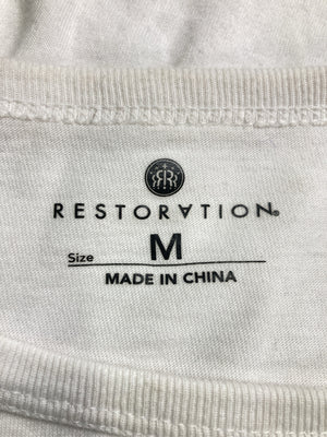 RESTORATION/リストレーション/Tシャツ/カットソー/トップス/ホワイト/M