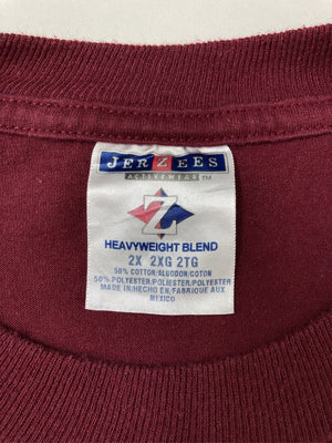 JERZEES/ジャージーズ/Tシャツ/カットソー/トップス/レッド/2X