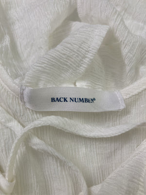 BACK NUMBER/バックナンバー/シャツ/ブラウス/トップス/ホワイト/F