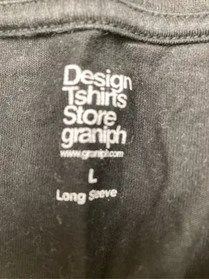 Design Tshirts Store graniph/デザインティーシャツストアーグラニフ/Tシャツ/カットソー/トップス/ブラック/L
