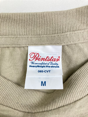 Printstar/プリントスター/Tシャツ/カットソー/トップス/ベージュ/M