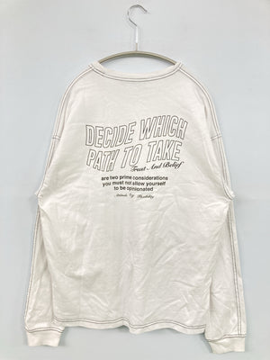AZUL by MOUSSY/アズールバイマウジー/Tシャツ/カットソー/トップス/ホワイト/M