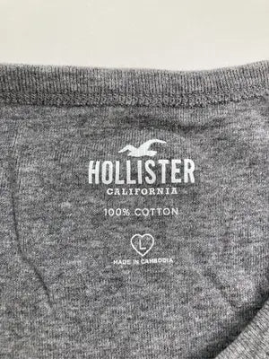 HOLLISTER/ホリスター/Tシャツ/カットソー/トップス/グレー/L