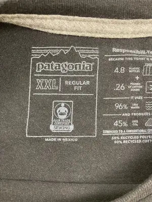 patagonia/パタゴニア/Tシャツ/カットソー/トップス/ブラック/XXL
