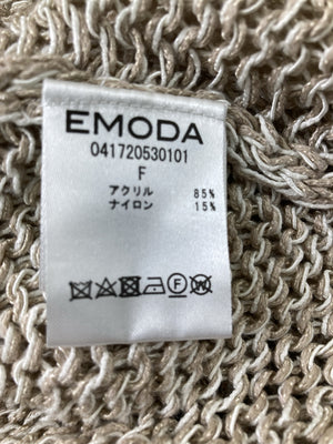 EMODA/エモダ/ニット/セーター/トップス/ベージュ/F