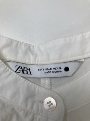 ZARA/ザラ/シャツ/ブラウス/トップス/ホワイト/S