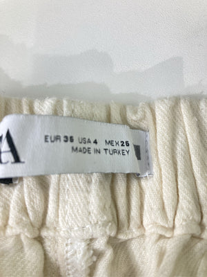 ZARA/ザラ/カーゴパンツ/パンツ/アイボリー/EUR36/USA4/MEX26