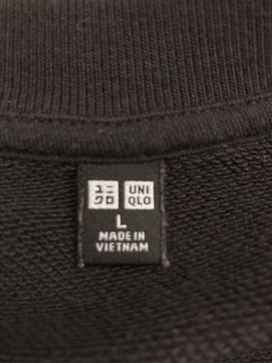 UNIQLO/ユニクロ/スウェット/トップス/ブラック/L