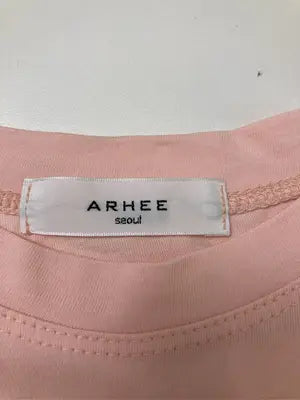 ARHEE/Tシャツ/カットソー/トップス/ピンク