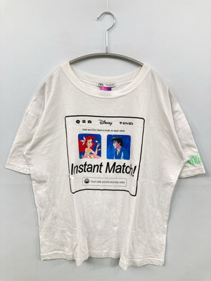 ZARA/ザラ/Tシャツ/カットソー/トップス/ホワイト/M
