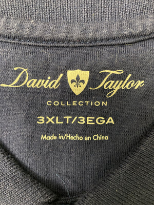 david taylor/ポロシャツ/トップス/ネイビー/3XLT