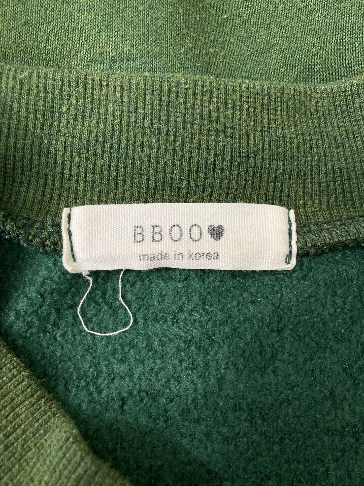 BBOO/スウェット/トップス/グリーン
