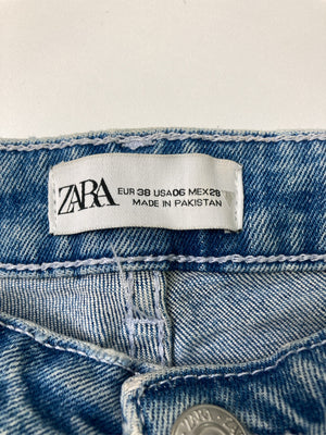 ZARA/ザラ/デニムパンツ/パンツ/スカイブルー/EUR38/USA06/MEX28