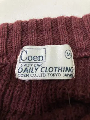 coen/コーエン/ニット/セーター/トップス/ブラウン/M