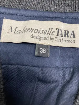 Mademoiselle TARA/ノーカラージャケット/ジャケット/アウター/ブラック/38